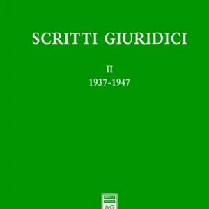 Compra Oggi Stesso Scritti giuridici. Vol. 2 1937-1947.