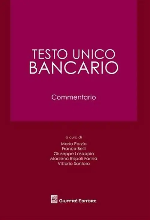 Ultime Pezzi Testo unico bancario