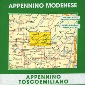 Offerta Alto Frignano. Appennino modenese. Carta dei sentieri 1 25.000