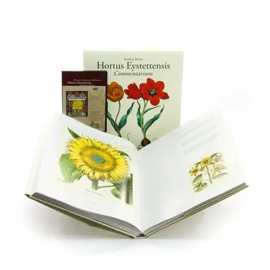Scelto Dai Clienti Hortus Eystettensis Commentarium in lingua italiana, inglese e tedesca