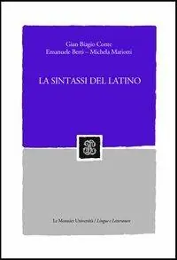 La sintassi del latino Novità