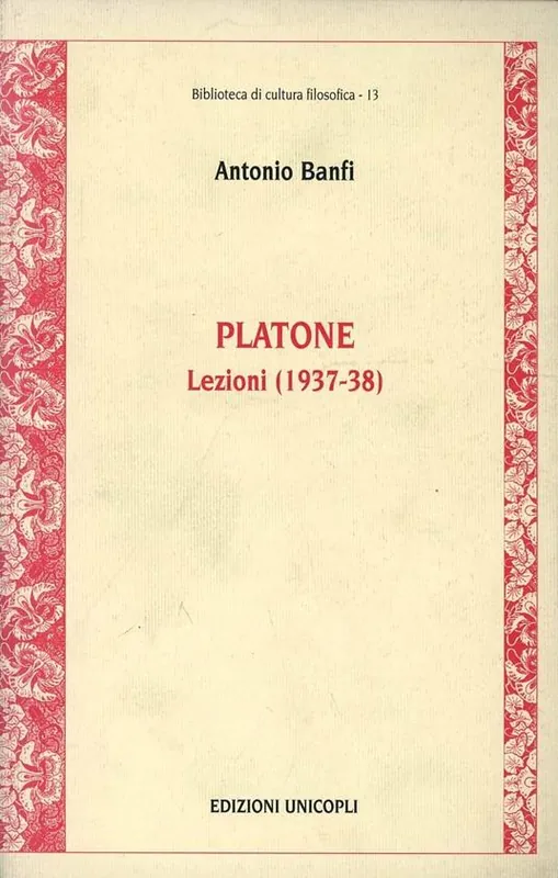 Direttamente Dal Produttore Platone. Lezioni 1937-38