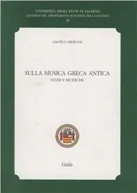 Prezzo Di Fabbrica Sulla musica greca antica. Studi e ricerche