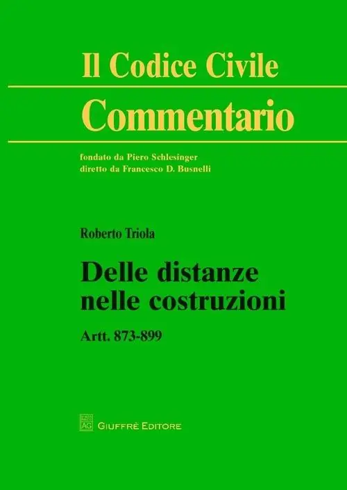 Delle distanze nelle costruzioni. Artt. 873-899 Prezzo Di Fabbrica