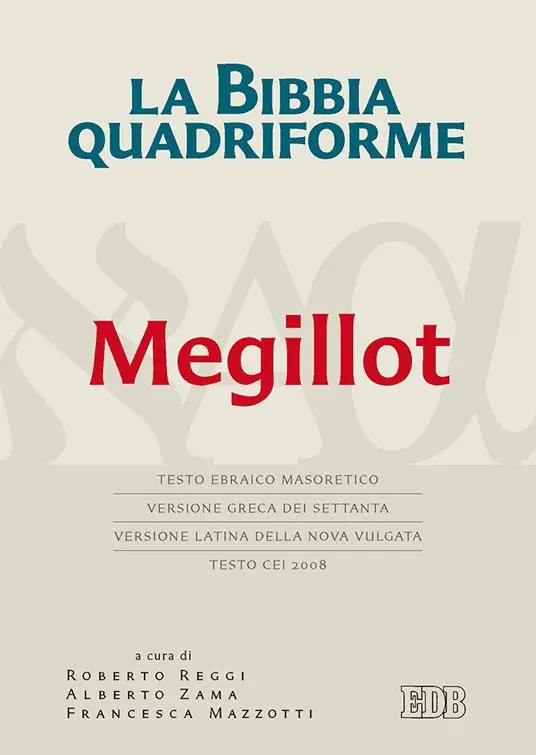 A Buon Prezzo La Bibbia quadriforme. Megillot. Testo ebraico masoretico, versione greca dei Settanta, versione latina della Nova Vulgata, testo CEI 2008