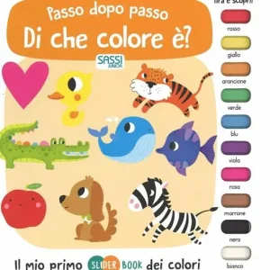 Miglior Prezzo Di che colore è? Passo dopo passo. Il mio primo slider book dei colori