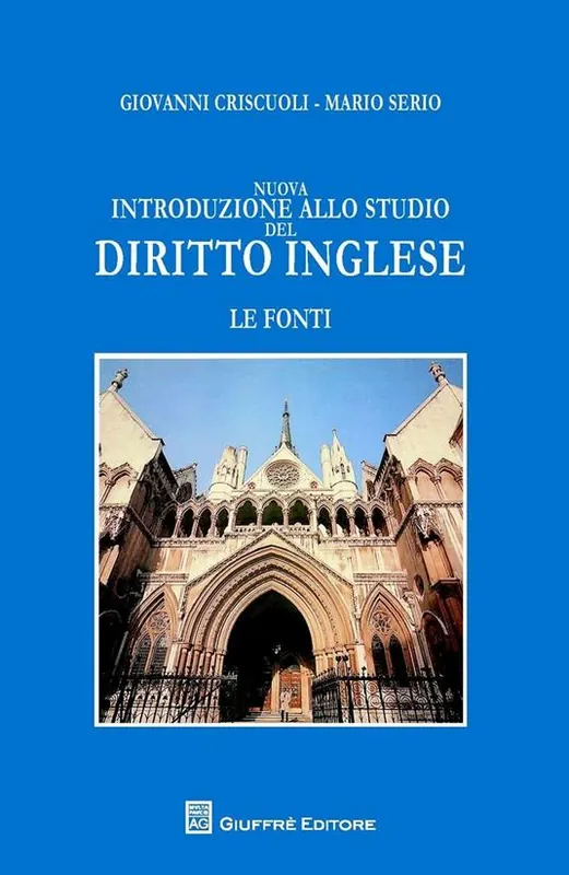 A Buon Prezzo Nuova introduzione allo studio del diritto inglese. Le fonti