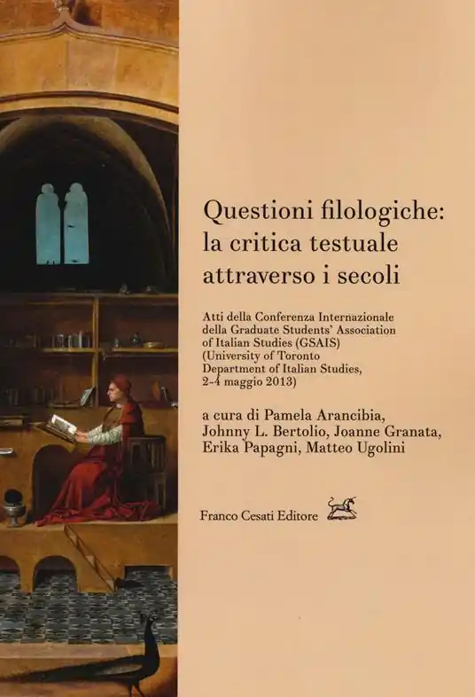 Questioni filologiche la critica testuale attraverso i secoli Popolare