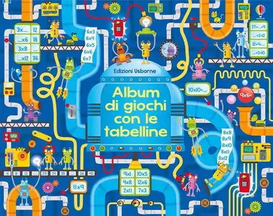 Non Perdere Album di giochi con le tabelline
