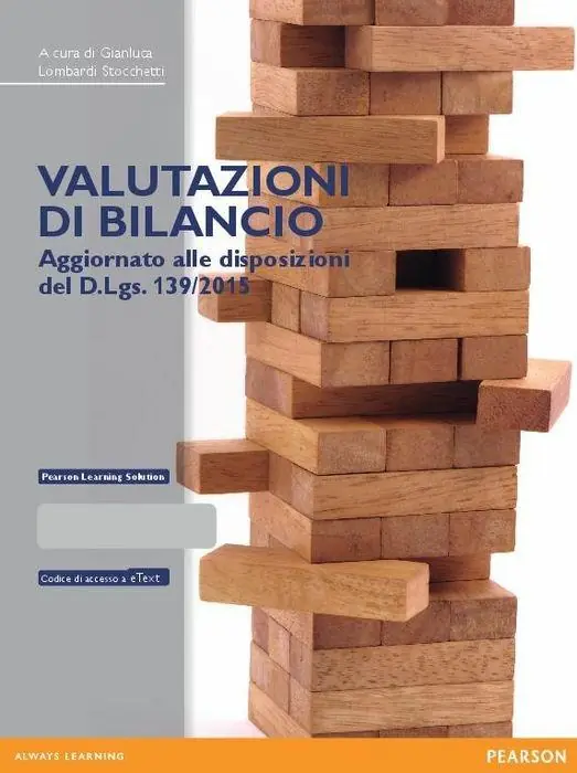 Subito Disponibile Valutazioni di bilancio. Con e-book