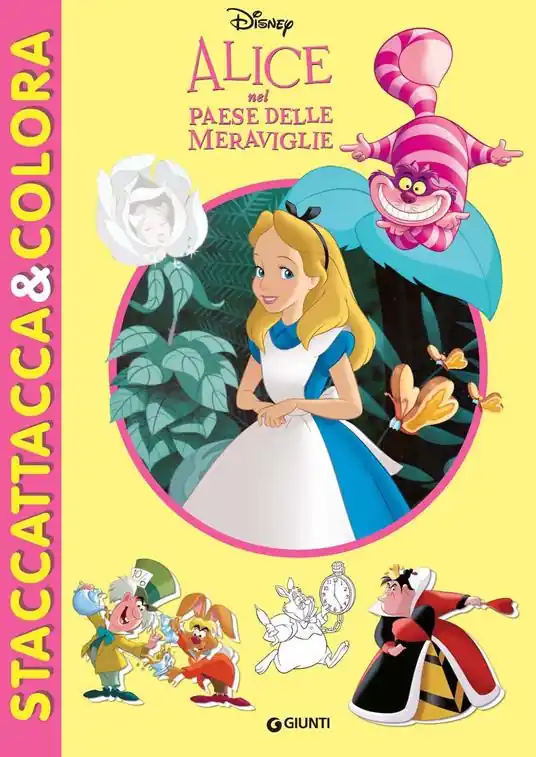 Alice nel paese delle meraviglie. Staccattacca e colora. Con adesivi. Ediz. illustrata Prezzo Conveniente