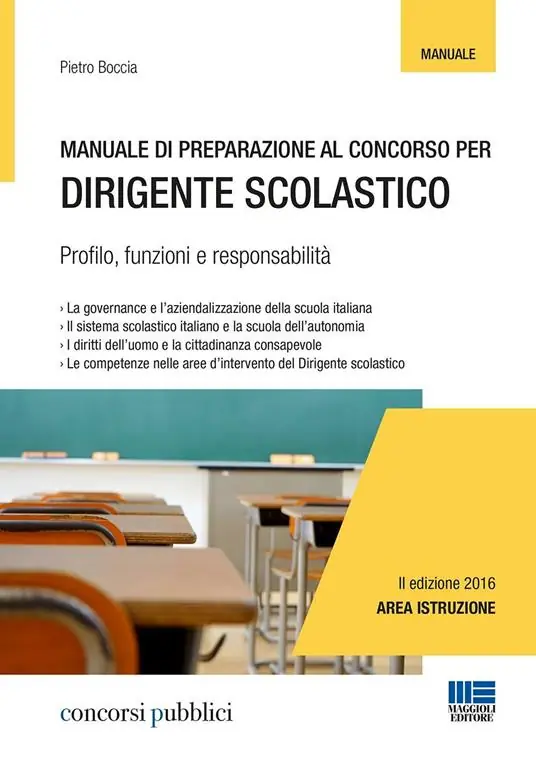 Manuale di preparazione al concorso per dirigente scolastico Di Tendenza