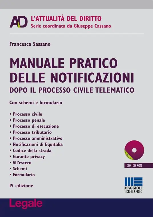 Offerta Del Giorno Manuale pratico delle notificazioni. Con CD-ROM