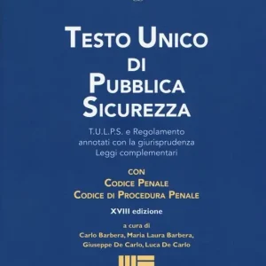 Testo unico di pubblica sicurezza Consegna Rapida