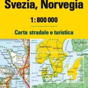Danimarca, Svezia, Norvegia 1 800.000. Carta stradale e turistica. Ediz. multilingue Di Tendenza
