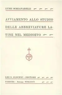 A Buon Prezzo Avviamento allo studio delle abbreviature latine nel Medioevo