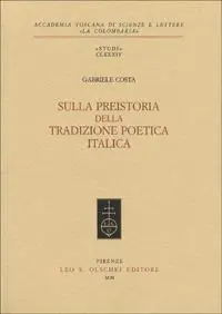 Sulla preistoria della tradizione poetica italica Promozione Esclusiva