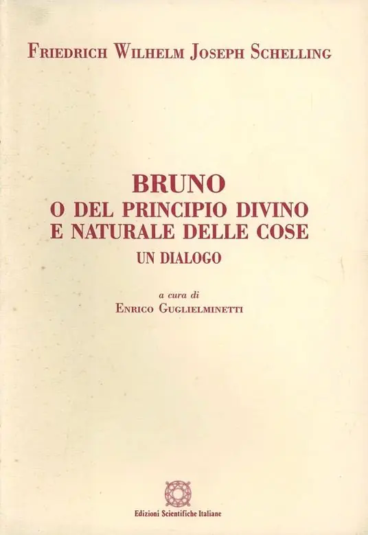 Bruno o del principio divino e naturale delle cose. Un dialogo Sconto