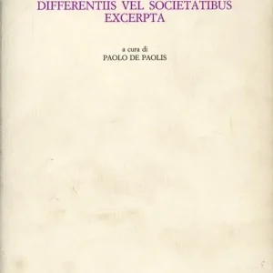 De verborum graeci et latini differentiis vel societatibus excerpta Consegna Rapida