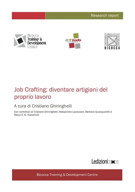 Job Crafting diventare artigiani del proprio lavoro Promozione Esclusiva