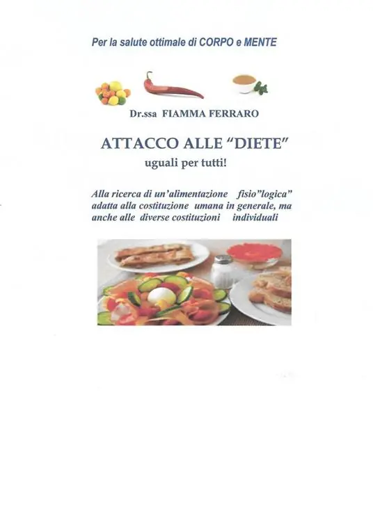 Attacco alle «diete» uguali per tutti! Spedito Oggi
