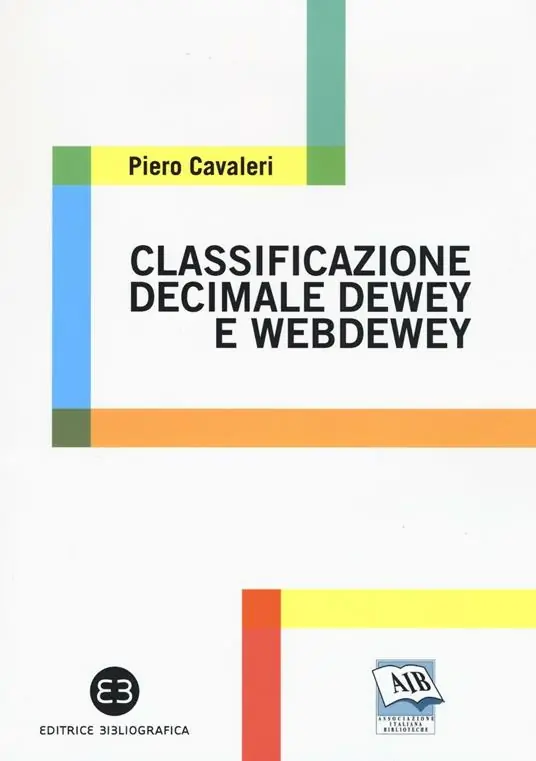 Classificazione decimale Dewey e WebDewey Vendita Finale