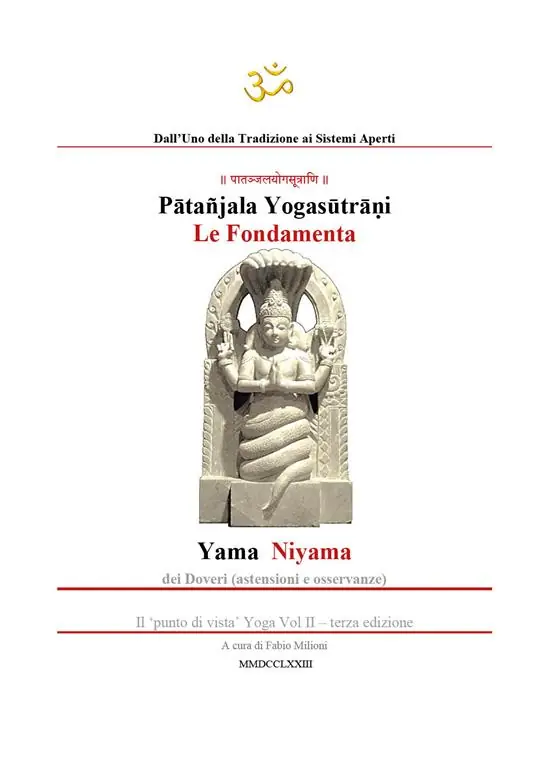 Promozione Esclusiva Yogasutra di Patanjali. Le fondamenta Yama e Niyama