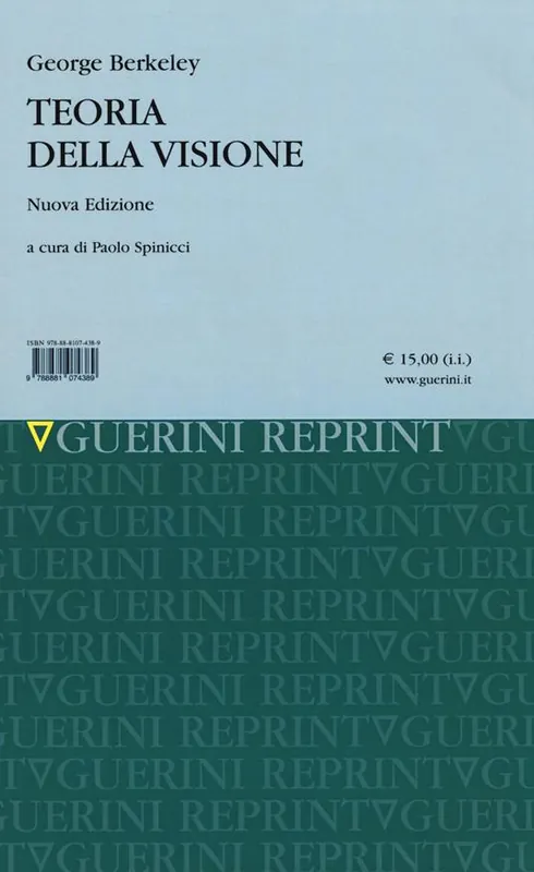 Teoria della visione. Nuova ediz. Ultima Occasione