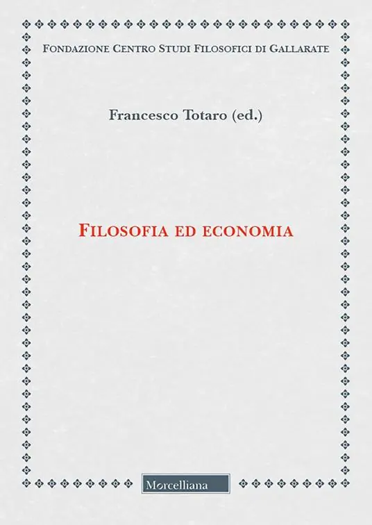 Filosofia ed economia Economico