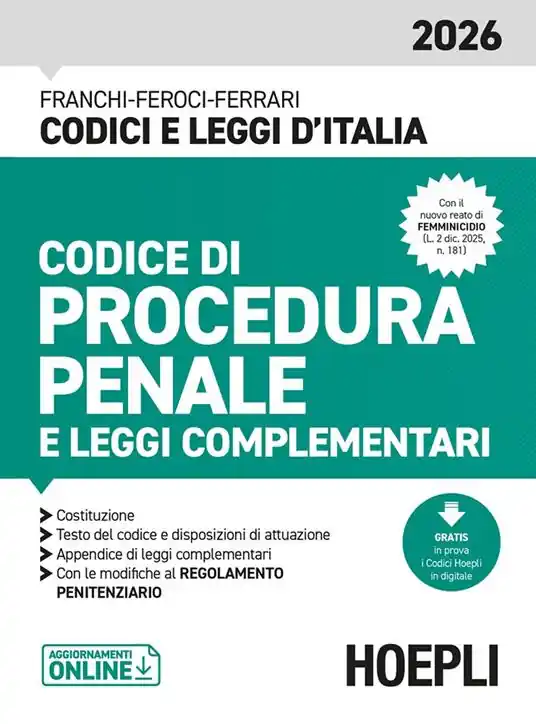 Promozione Codice di procedura penale e leggi complementari 2026. Nuova ediz.