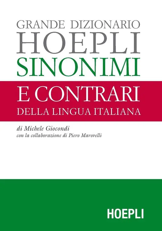 Ordina Subito Grande dizionario Hoepli sinonimi e contrari della lingua italiana
