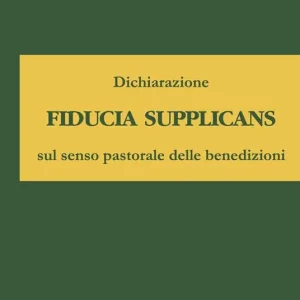 Affare Dichiarazione fiducia supplicans sul senso pastorale delle benedizioni