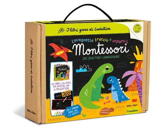 Zig-Zag tra i dinosauri! Ediz. a colori. Con 2 lavagnette double-face scrivi e cancella. Con 6 gessetti colorati. Con cancellino Soddisfatti O Rimborsati
