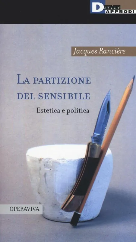 La partizione del sensibile. Estetica e politica Novità