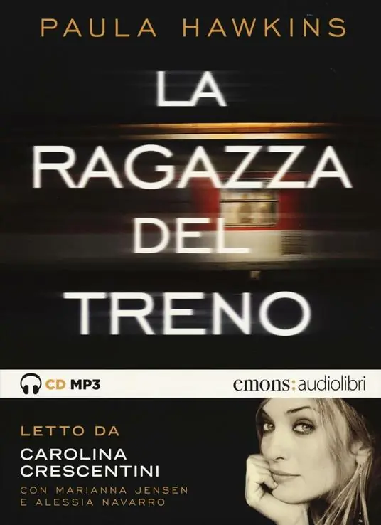 Promozione La ragazza del treno letto da Carolina Crescentini, Marianna Jensen, Alessia Navarro. Audiolibro. CD Audio formato MP3