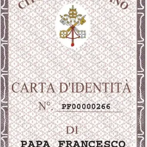La carta d‘identità di papa Francesco Saldi