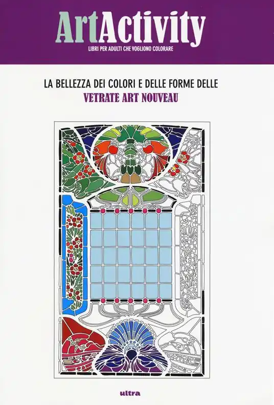 Art activity. La bellezza dei colori e delle forme delle vetrate Art nouveau. Ediz. illustrata Prezzo Scontato